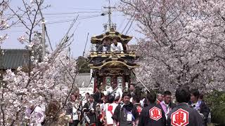 東大高地区祭礼2019 知里付車MAH08184 知里付神社発3