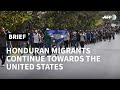 A long and arduous journey: Hondurans continue towards US | AFP