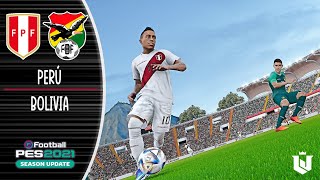 Perú vs Bolivia - Amistoso Internacional  | Gameplay Pes 2021