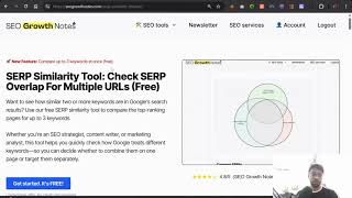 Free SERP Similarity Tool | How To Check SERP Overlap for Multiple Keywords | SEO Growth Notes