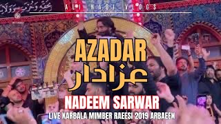 Nadeem Sarwar | Azadar Live | Arbaeen Karbala 2019/1441
