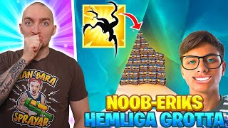 NOOB-ERIK VISAR MIG EN HEMLIG GROTTA I FORTNITE