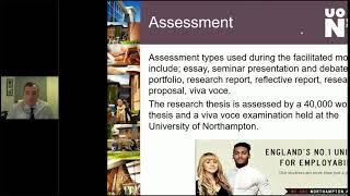 University of Northampton DBA Webinar - 13 January 2020