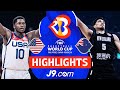 USA 🇺🇸 vs New Zealand 🇳🇿 | J9 Highlights | FIBA Basketball World Cup 2023