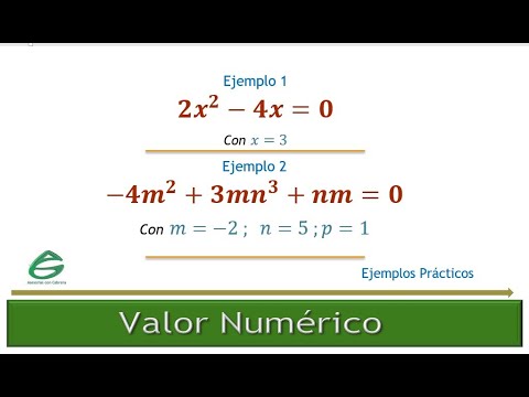 Valor Numérico. Ejemplos 1 Y 2 - YouTube