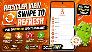ANDROID - RECYCLERVIEW SWIPE TO REFRESH TUTORIAL IN JAVA