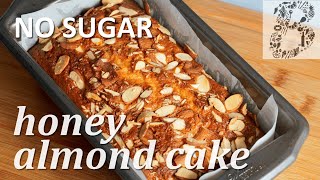 ► No Sugar Honey Almond Cake Recipe | Cook with Bhooribhoj [Tutorial]