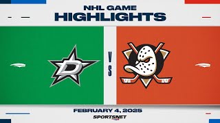 NHL Highlights | Stars vs. Ducks - February 4, 2025