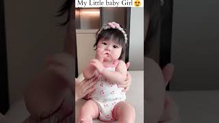 Cute Baby Girl 😍 | Cute Baby Video 😘 #cutebaby #shorts #baby #ytshorts #cute