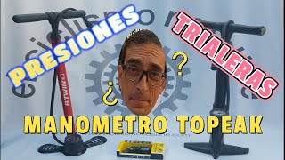 USAMOS EL MANOMETRO DIGITAL TOPEAK D2 PARA ENFRENTAR A DOS BOMBAS DE PIE.