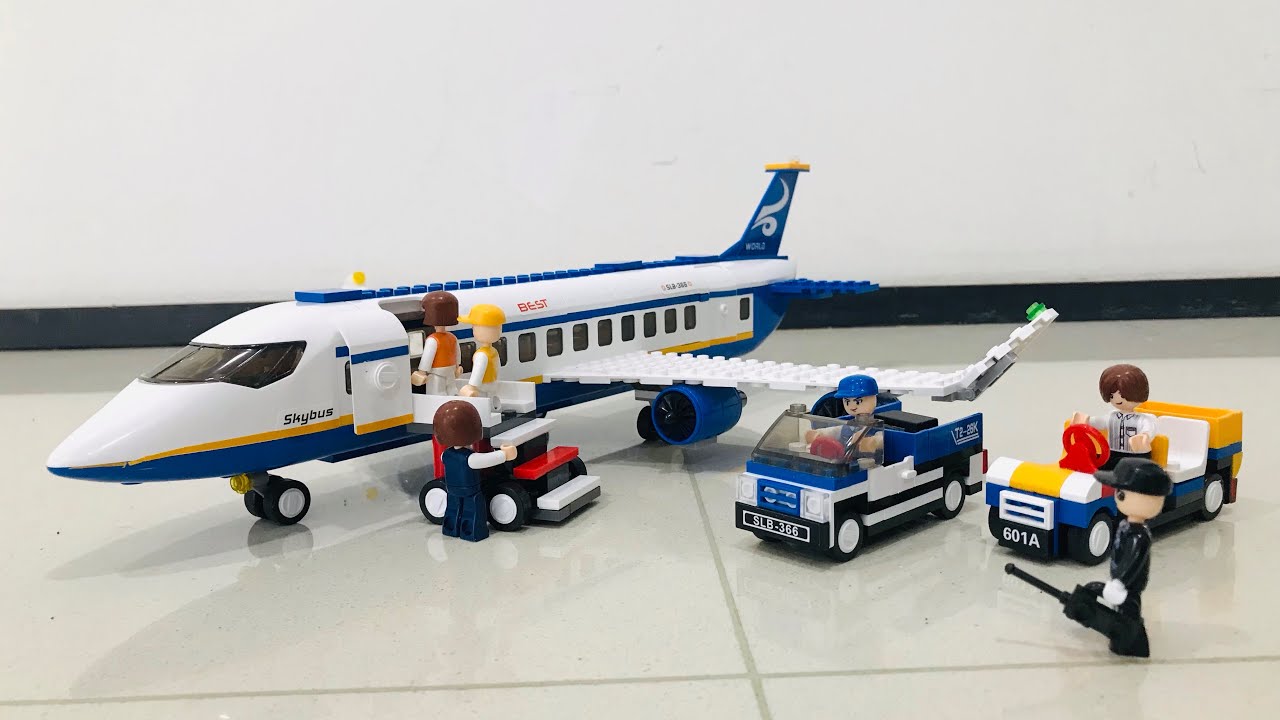 Timelapse Build Of Lego Airplane Youtube