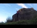 fight on black widdop bouldering