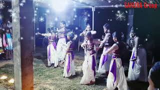 Beralapanathara school girls Dancing skills (Dancing at  Nagoda bodiya)