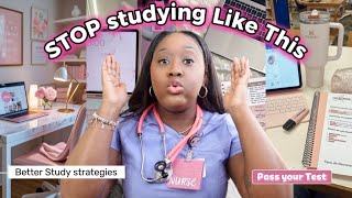 How Top Nursing Students ACTUALLY Study| Study Strategy Glow Up✨✨