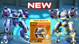 NEW WEAPON Storm Rack 10 with Stalker \u0026 Redeemer - Mech Arena