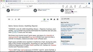 Gale Research Articles Tutorial