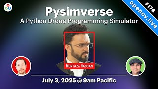 Pysimverse, A Python Drone Programming Simulator - Live 176