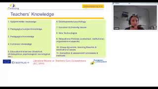 eTwinning online seminar: teachers' competences introduction