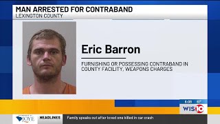 Lexington County deputies arrest man accused of possessing contraband in county facility