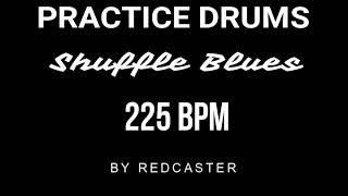 BLUES SHUFFLE DRUMS BACKING TRACK - PISTA DE BATERÌA PARA BLUES 225 BPM