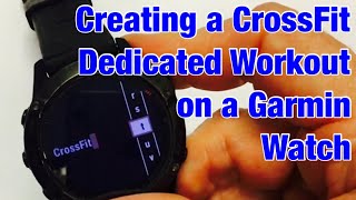 How to Create Dedicated CrossFit Sports Profile On A Garmin Watch - 245 745 945 Fenix 6 (Or Any!)