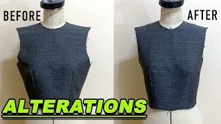 BODICE PATTERN ALTERATION | BASIC PATTERN MAKING | LA MODÉLISTE