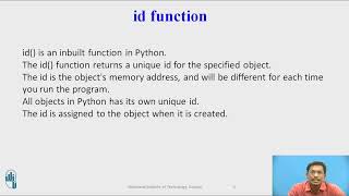 type, id, len function in python