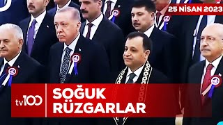 Erdoğan ve Kılıçdaroğlu, Tokalaşmadı | Ece Üner ile Tv100 Ana Haber