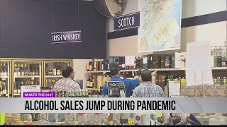 Alcohol sales jump during pandemic