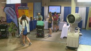 Leafline Labs teach people about medical cannabis at HealthFair
