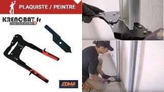 Pince à sertir pour rails et montants 90mm Duo Profil® | Edma