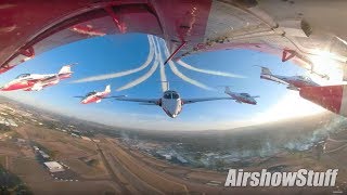 RCAF Snowbirds Twilight Show Tank Cam (with Comms!) - Oregon International Airshow 2018