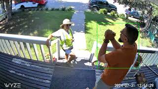 Canada Post carrier not delivering parcels.July 31 2024