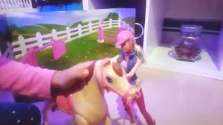 Barbie Saddle 'N Ride Horse Jump And Ride Pony Barbie Doll Toy Review by Silver Marie