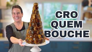 I spent 7 hours making a CREAM PUFF TOWER (\u0026 don’t regret it!) | CROQUEMBOUCHE