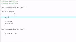 C Programming Tutorial 11 Into to Functions