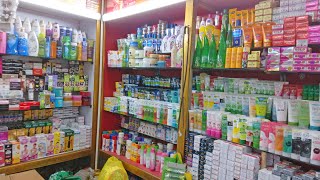 Cosmetics and daily care Beauty products business wholesale market sadar Bazaar Dhaka