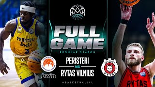 Peristeri bwin v Rytas Vilnius | Full Game | Basketball Champions League 2022/23