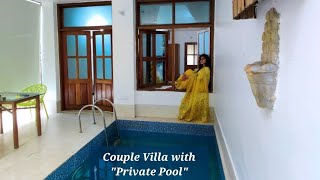 Full view of Couple Villa with Private Pool-Balishira Resort,Sreemangal- বালিশিরা রিসোর্ট শ্রীমঙ্গল।