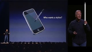 Stylus (Steve Jobs) vs Apple Pencil (Phil Schiller)