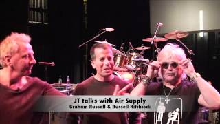 JT talks with Air Supply & Exclusive Concert Footage