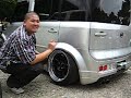 nissan cube　a custom built car