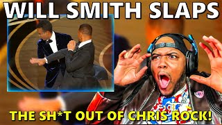 WILL SMITH SLAPS THE SH*T OUT OF CHRIS ROCK REACTION (OMFG!!!!!!) 😱😮
