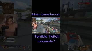 Terrible Twitch moments pt1: Alinity throws her cat