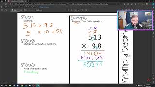 Multiplying Decimals Using the Standard Algorithm (Grade 5)