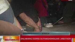 BT: 2 suspek sa panghoholdap sa QC,   arestado