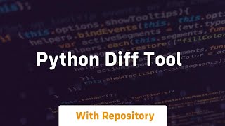 python diff tool