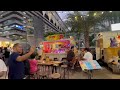 4k bangkok downtown market walking tour 2022 jodd fairs market 🇹🇭🍣