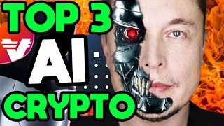 TOP 3 AI CRYPTO COINS TO 100X IN 2023 (HUGE POTENTIAL)