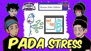 4 Orang Stress Main TEBAK GAMBAR | Garticphone #SkotSquad